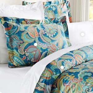 Pottery Barn Pillow Sham in Ana Paisley